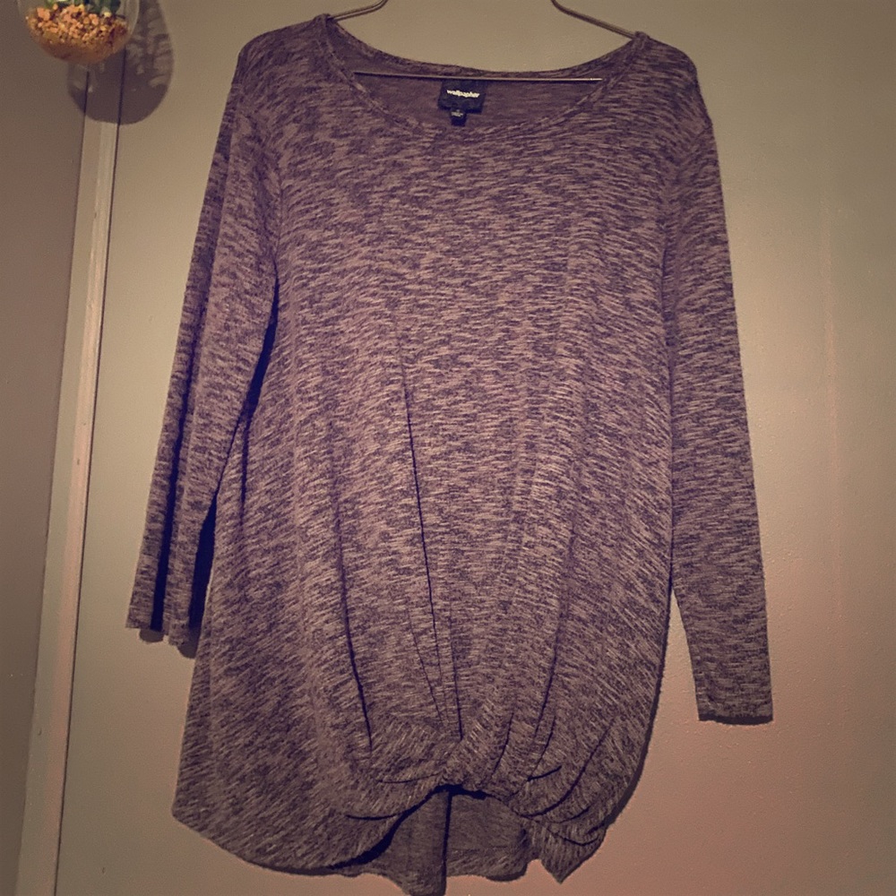Gray dress shirt